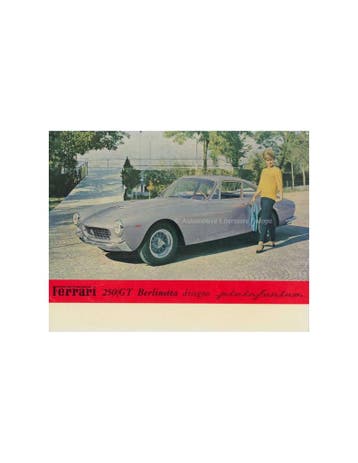 1963 FERRARI 250 GT BERLINETTA LUSSO BROCHURE FRANS, Ophalen of Verzenden, Nieuw