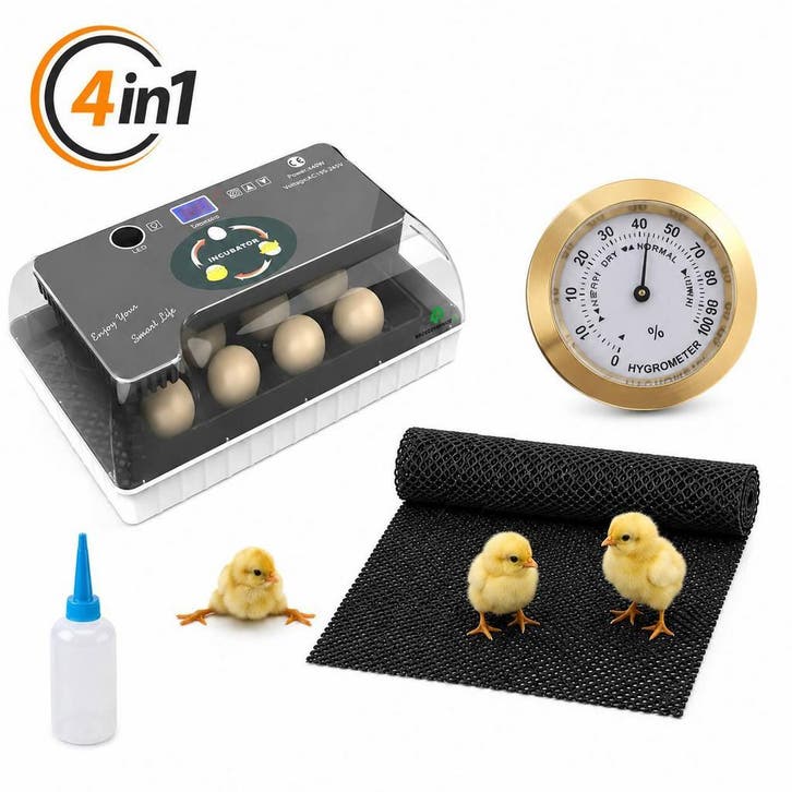 ACTIE - Slimme broedmachine met GRATIS broedeieren naar keuz, Animaux & Accessoires, Volatiles | Accessoires, Envoi