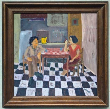 École expressionniste espagnole (XX) - Conversation dans la