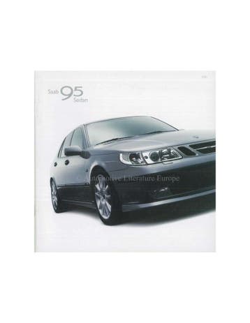 2002 SAAB 9-5 SEDAN BROCHURE NEDERLANDS, Ophalen of Verzenden