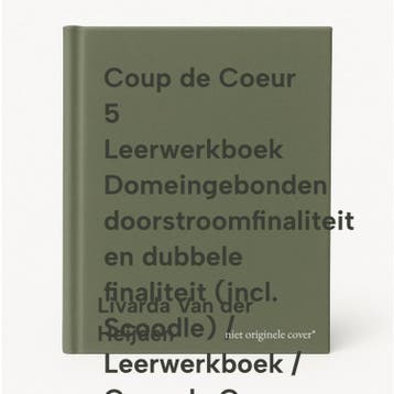 Coup de Coeur 5 Leerwerkboek Domeingebonden, Verzenden, Zo goed als nieuw, Livarda Van der Heijden