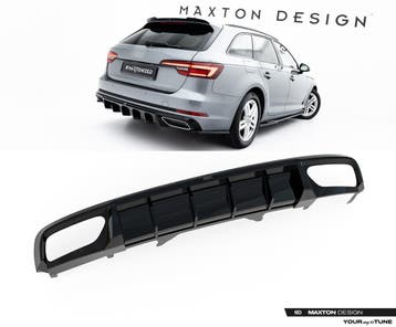 Aggressive Diffuser voor Audi A4 B9 Avant / Sedan S-line, Ophalen of Verzenden