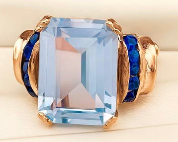 Zonder minimumprijs - Ring - 9 kt. Roségoud, Zilver, Nieuw