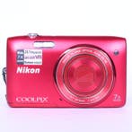 Nikon Nikon Coolpix S3500 Compact Digital Camera Red + Box +