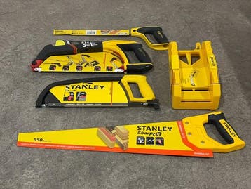Veiling - Stanley zaaggereedschap set 5-delig, Nieuw