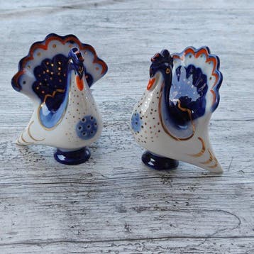 Lomonosov Imperial Porcelain Factory - Zout- en pepervaatjes