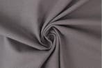 10 meter molton stof - Donkergrijs, Verzenden, 120 cm of meer, Katoen, Grijs