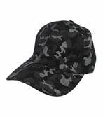 Cap Pet - Verstelbaar - Camouflageprint - One Size - Zwart, Nieuw