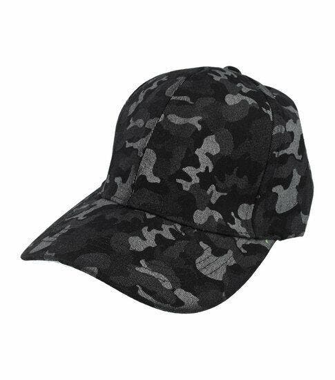 Cap Pet - Verstelbaar - Camouflageprint - One Size - Zwart, Kleding | Dames, Hoeden en Petten