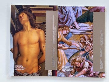 San Marino. 2 Euro 2023 Signorelli + Perugino (2 coins), Postzegels en Munten