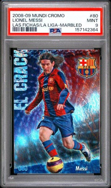 2008-09 Mundicromo *Lionel Messi* #80 - MARBLED - Las Fichas, Verzamelen, Nieuw