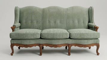Sofa - Fluweel, Hout, Antiek en Kunst