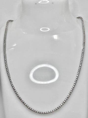 Pala Diamond - Halsketting - 18 karaat Witgoud - 4.30ct. tw.