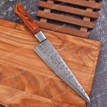 Keukenmes - Pakka Wood, gevouwen staal - Noord Amerika
