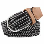 Fako Fashion - Elastische Riem - Canvas - Gevlochten - 105cm, Kleding | Dames, Riemen en Ceinturen, Verzenden, Nieuw