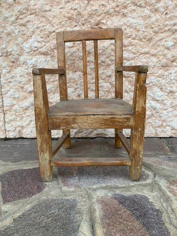 Stoel - Hout - Toen ik een kind was