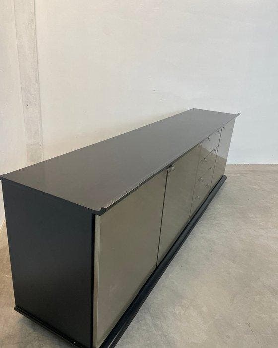 Acerbis - Lodovico Acerbis - Credenza - Hout, Staal, Antiquités & Art, Art | Objets design