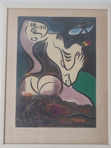 André Masson (1896-1987) - La nourrice des oiseaux, Antiquités & Art