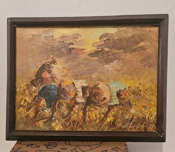 Alfredo Buenaventura (1942-1982) - Ramasseurs de cannes à