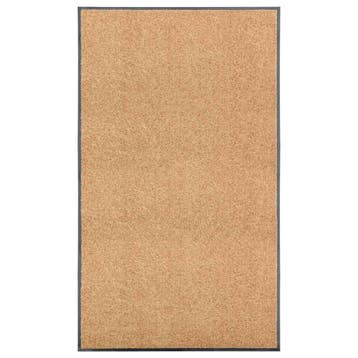 vidaXL Deurmat wasbaar 90x150 cm crème, Verzenden, Nieuw