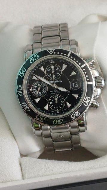 Montblanc - cronografo sport meisterstuck - Homme -, Handtassen en Accessoires, Horloges | Heren, Nieuw