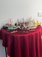Objets maritimes (10) - 10 houten vissersschepen - Bois