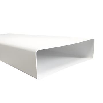 Kunststof rechthoekig kanaal 204 x 60mm (lengte 90cm), Verzenden