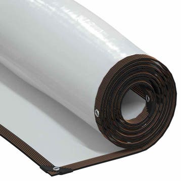 vidaXL Doorzichtig zeildoek met zeilringen 4x10 m, Doe-het-zelf en Bouw, Verzenden, Nieuw