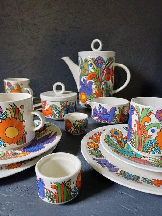 Villeroy & Boch - Christine Reuter - Koffie- en theeservies, Antiquités & Art, Antiquités | Meubles | Tables