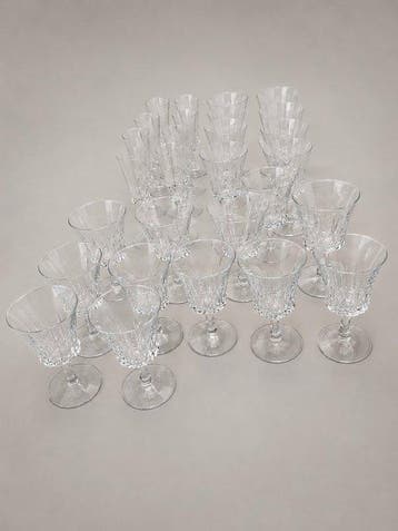 Drinkset (29) - Kristal, Glas