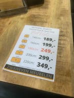 TOPAANBIEDING eettafel in massief mango hout + zwart staal, 50 tot 100 cm, Vijf personen of meer, Rechthoekig, Nieuw