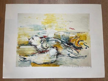 Anne van Borselen (1937) - Zeehond met jong