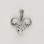 Hanger - 18 karaat Witgoud - 0.27ct. tw. Diamant