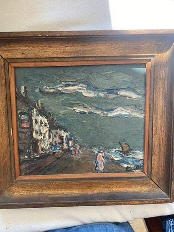 Lambré Sylvain (1889-1958) - Marine animée
