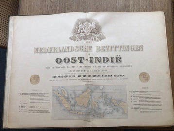 J.W. Stemfoort & J.J. ten Siethoff - Atlas der Nederlandsche, Nieuw