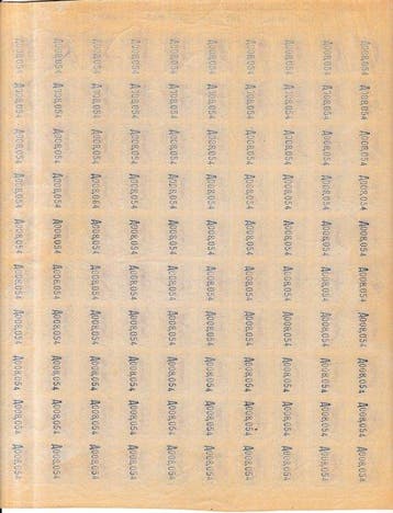 Espagne 1923/1930 - Tanger - Timbre non dentelé - Feuille