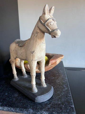 Decoratief ornament - houten paard