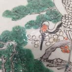 Kutani Ware  - Bord - Decorative Plate with Crane and
