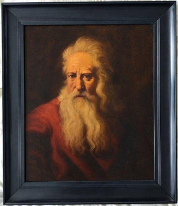 Jan (Johannes) Theuns (1877-1961) - Portret van een oude man
