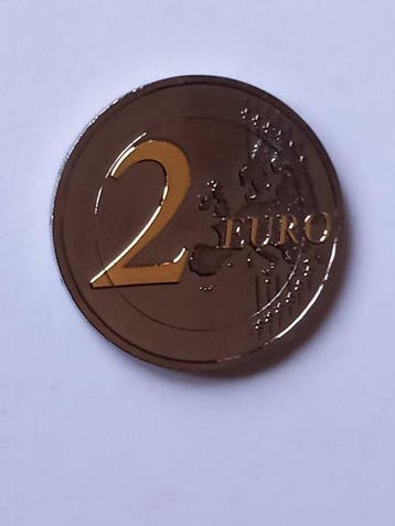 Monaco. 2 Euro 2011 Mariage Princier (colored by private