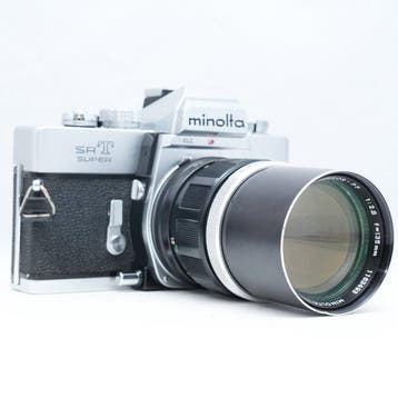 Minolta SR-T Super + MC Tele Rokkor-PF 135mm F2.8 Analoge, Audio, Tv en Foto, Nieuw