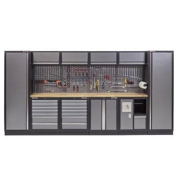 Complete Werkplaatsinrichting, werkbank houten blad,, Doe-het-zelf en Bouw, Ophalen of Verzenden, Nieuw