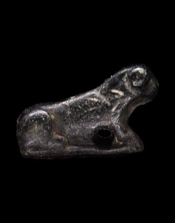 Oud-Egyptisch - Leeuwenamulet van steen - Late Periode