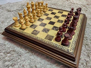 Schaakspel - Hout