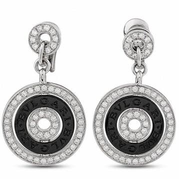 Bvlgari - Oorbellen - 18 karaat BVLGARI Astrale 18K Wit Goud, Nieuw