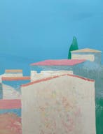 Roger Muhl (1929-2008) - Village en Provence