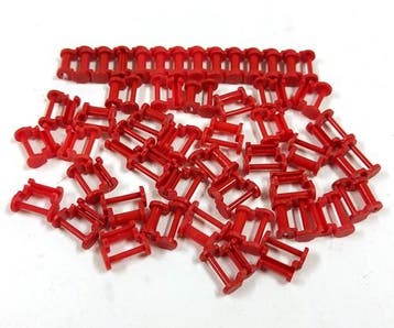 Vintage Fischertechnik 36263 kettingschakels, rood, 50 stuks, Verzenden, Nieuw