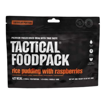 Rijstpudding met Frambozen - Tactical Foodpack, Verzenden