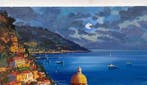 Vincenzo Somma (1955) - Positano romantic moonlight