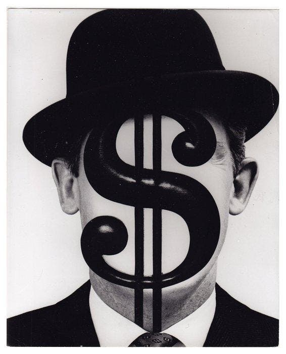 Alfred Gescheidt - The Dollar Problem, Antiquités & Art, Art | Objets design